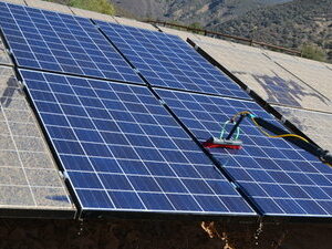 Read more about the article Solar Panel Cleaning at Thacher School in Ojai, CA