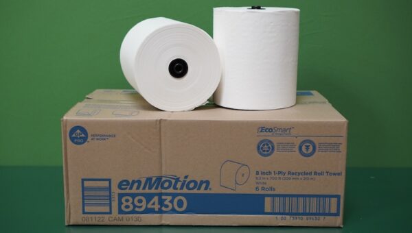 Enmotion 8 Inch 1-Ply Recycled Roll Towel